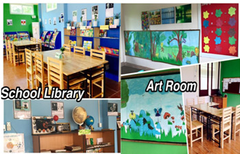 School Library & Art Room