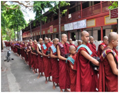 Buddhist Monks & Religious Places